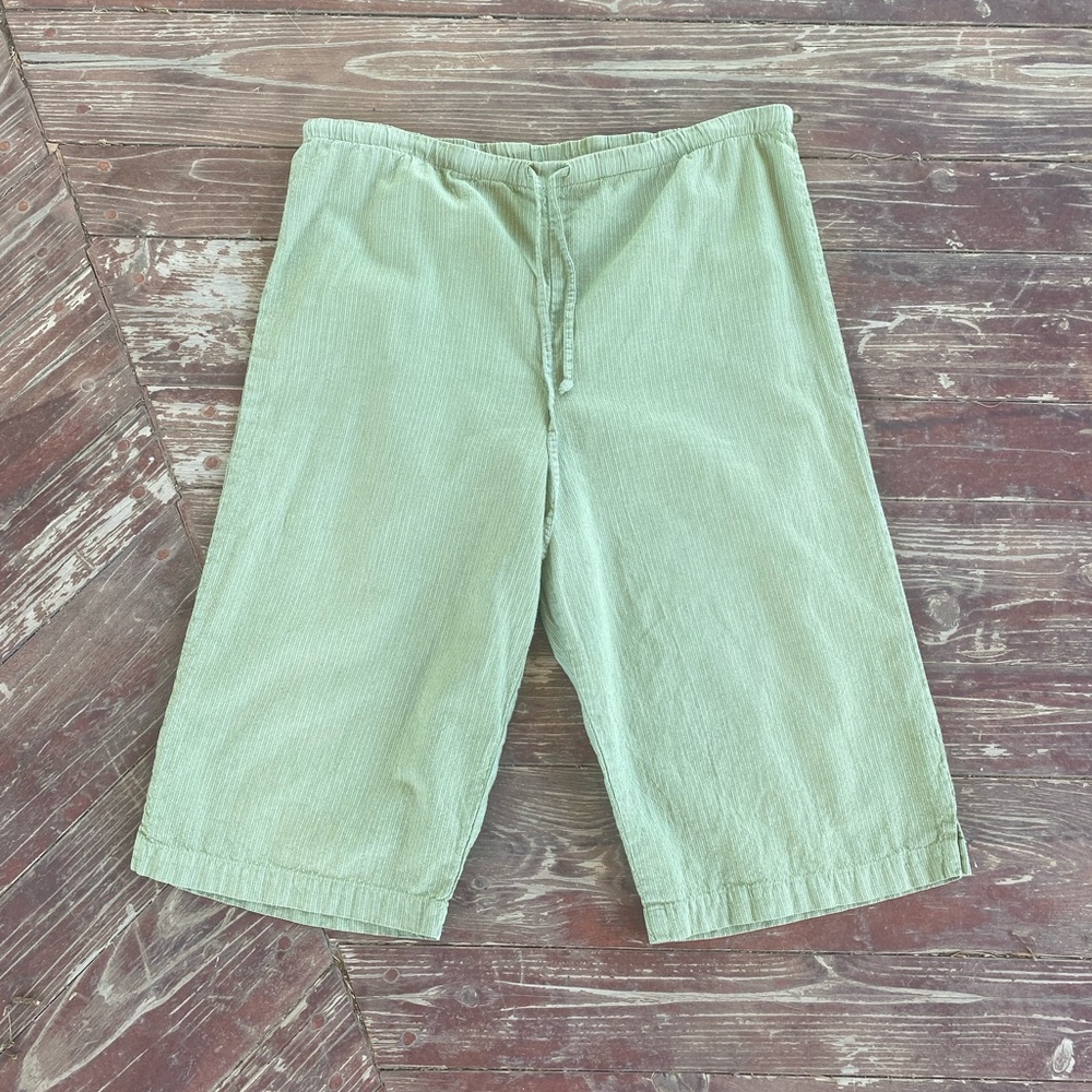 Hot Cotton Mint Green Corduroy Women’s Shorts